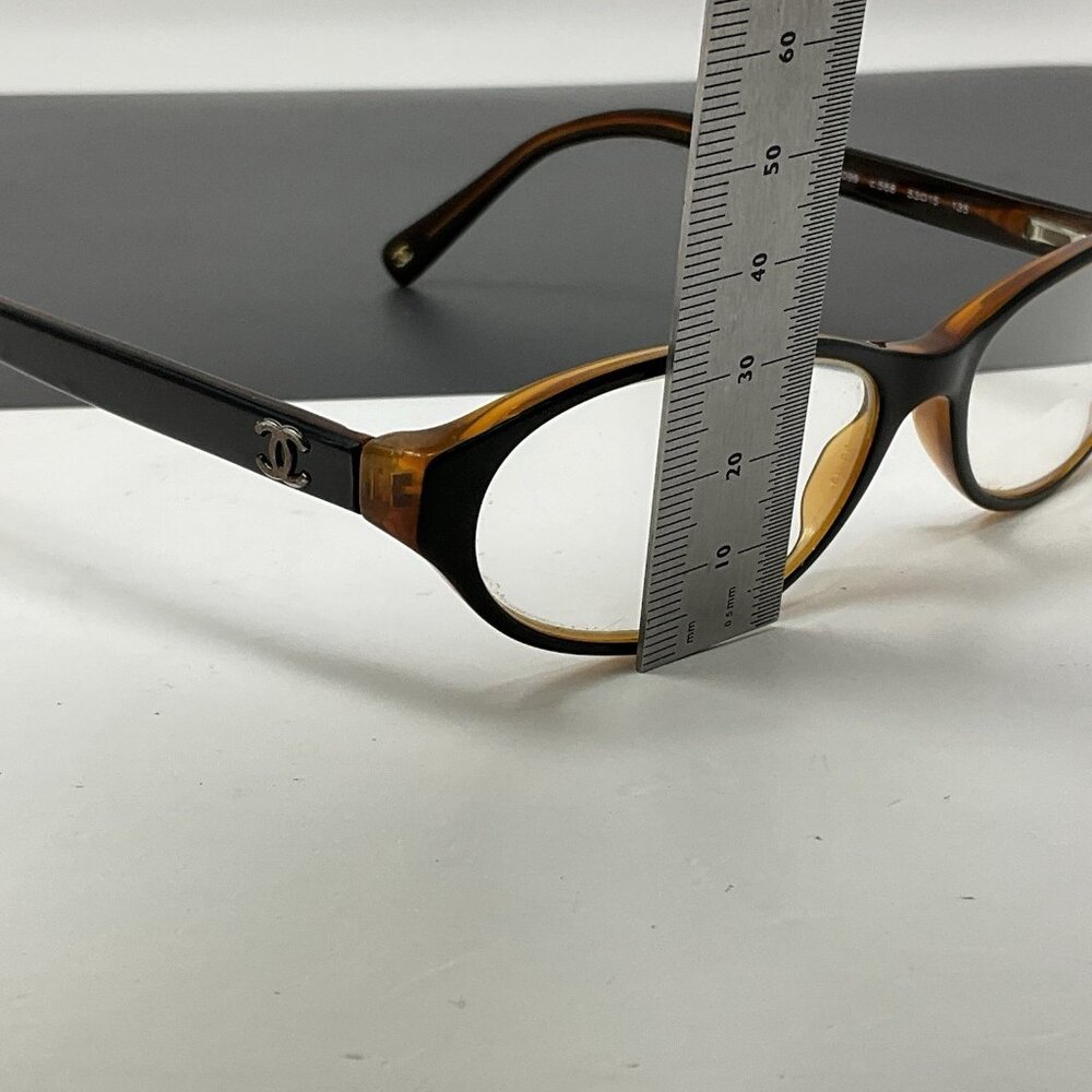 CHANEL 3099 Eyeglasses in color 568 Black Brown 53 [] 15 -135 Rare Htf - Picture 12 of 12